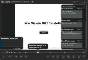 Der Adobe Captivate Reviewer