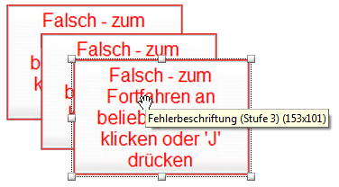 Fehlerbeschriftungen Fehlerbeschriftungen