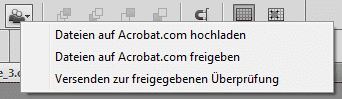 Veröffentlichung über Acrobat.com