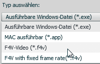 Veröffentlichung als F4V