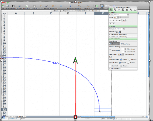 Adjusted motion path