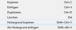 Hintergrund kopieren