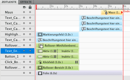 Die neue Zeitleiste in Captivate 5.5