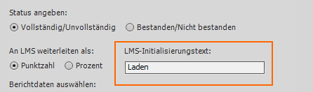 Initialisierungstext