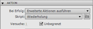 Aktion zugewiesen