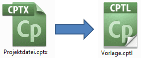 Umwandlung: .cptx in .cptl