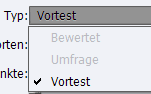 Typ "Vortest"