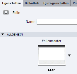 Folienmaster zuweisen