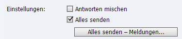 Die Option "Alle senden"