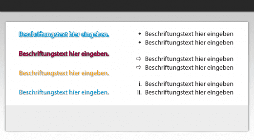 Textformatierung & -effekte