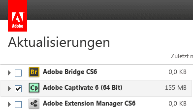 Update zu Captivate 6