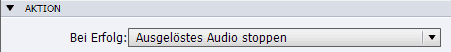 Audio stoppen