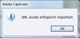 Import-Meldung