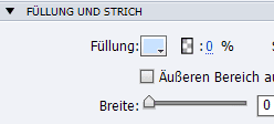 Rollover-Bereich formatiert