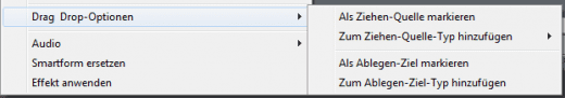 Drag-and-Drop-Optionen