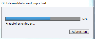 Import-Meldung