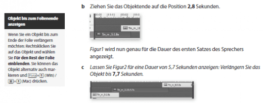 Marginalienspalte mit Tipps & Tricks