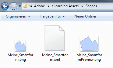Das Verzeichnis Shapes
