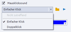 Mausklicksound aktivieren