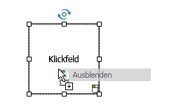 Die freigegebene Aktion per Drag-&-Drop zuweisen