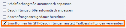 Standardwerte ändern