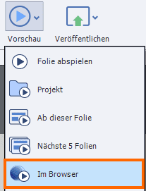 Vorschau im Browser