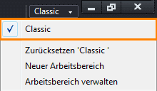 "Classic" ausgewählt