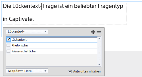 Drop-Down-Liste