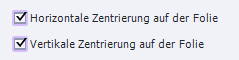 Ausrichtung von Objekten