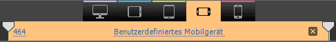 Neuer Breakpoint: Benutzerdefiniertes Mobilgerät