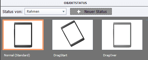 Objektstatus bei Drag-&Drop-Objekten