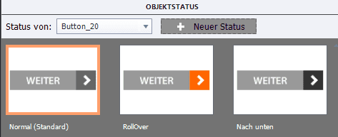 Objektstatus bei Schaltflächen