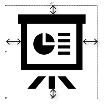 Abstand zwischen Grafik und Begrenzungsrahmen