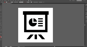 In Adobe Illustrator geöffnete SVG-Datei