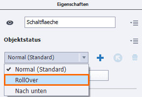 Status RollOver auswählen