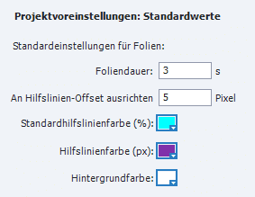 Hilfslinienfarbe ändern bei responsiven Projekten